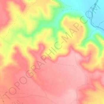 Carte topographique Punta Chinchilla, altitude, relief