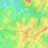 Carte topographique Hickory Hills, altitude, relief