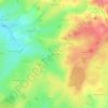 Carte topographique La Chassagne, altitude, relief