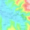 Carte topographique San Gabriel, altitude, relief