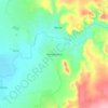 Carte topographique Manokwane, altitude, relief