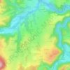 Carte topographique Pirolles, altitude, relief