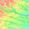 Carte topographique Colle Tocciarello, altitude, relief