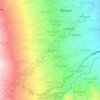 Carte topographique Tlogowero, altitude, relief
