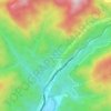 Carte topographique Kampung Orang Asli Sungai Relang, altitude, relief