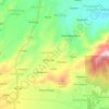 Carte topographique Mento, altitude, relief