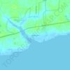 Carte topographique Broad Creek, altitude, relief