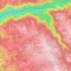 Carte topographique Fontebinieyre, altitude, relief