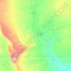 Carte topographique Eddy, altitude, relief