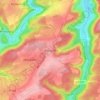 Carte topographique Keispelt/Meispelt, altitude, relief