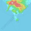 Carte topographique อ่าวไร่เลย์, altitude, relief