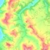 Carte topographique Tourounet, altitude, relief
