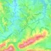 Carte topographique Haitzaga, altitude, relief