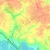 Carte topographique New Cold Harbor, altitude, relief