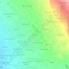 Carte topographique Gakoe, altitude, relief