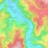 Carte topographique Ronzon, altitude, relief
