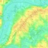 Carte topographique Le Tremblay, altitude, relief