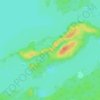 Carte topographique Ara Island, altitude, relief