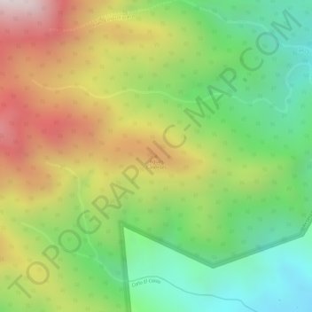 Carte topographique Aguas Calientes, altitude, relief