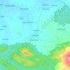 Carte topographique Gunem, altitude, relief