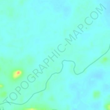 Carte topographique Norosí, altitude, relief