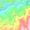 Carte topographique Shindol, altitude, relief