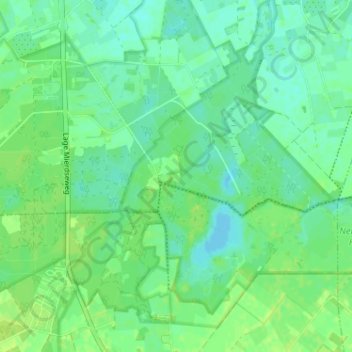 Carte topographique Dun, altitude, relief