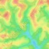 Carte topographique Mankim, altitude, relief