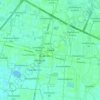 Carte topographique บางพลี, altitude, relief