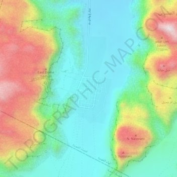 Carte topographique Rum, altitude, relief