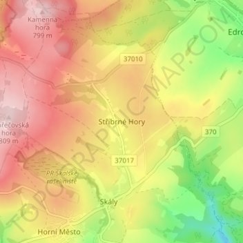 Carte topographique Neufang, altitude, relief