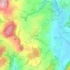 Carte topographique Arzy / Lugy, altitude, relief