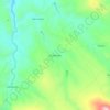 Carte topographique Challamayu, altitude, relief