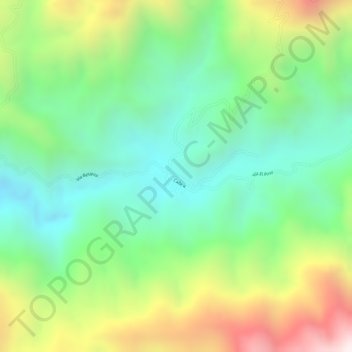 Carte topographique BETANIA, altitude, relief