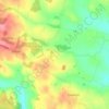 Carte topographique Charnes, altitude, relief