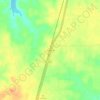 Carte topographique Powderly, altitude, relief