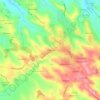 Carte topographique La Mestrié, altitude, relief