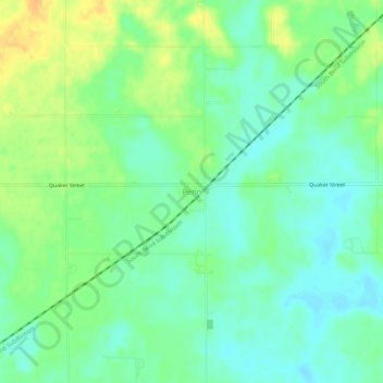 Carte topographique Penn, altitude, relief