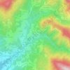 Carte topographique Mochignano di Sotto, altitude, relief