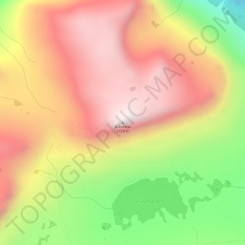 Carte topographique Grindane, altitude, relief