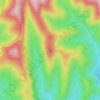 Carte topographique Mount Jerusalem, altitude, relief