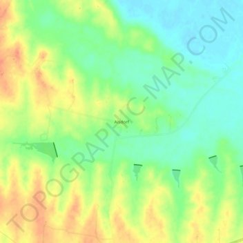 Carte topographique Alsdorf, altitude, relief