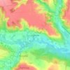 Carte topographique Заречье, altitude, relief