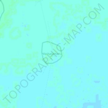 Carte topographique Machacamarca, altitude, relief