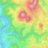 Carte topographique Malleys, altitude, relief