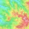 Carte topographique Revers, altitude, relief