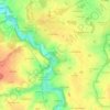 Carte topographique La Surière, altitude, relief
