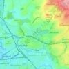 Carte topographique Mosside, altitude, relief
