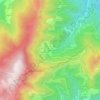 Carte topographique Pianelli, altitude, relief