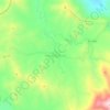 Carte topographique Sainte-Suzanne, altitude, relief